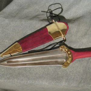 Along with dozens of hero and stunt weapons, global created this hero knife. / Prop Master Dwight Benjamin-Creel